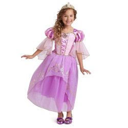 Fantasia Rapunzel Enrolados Disney Infantil Elite