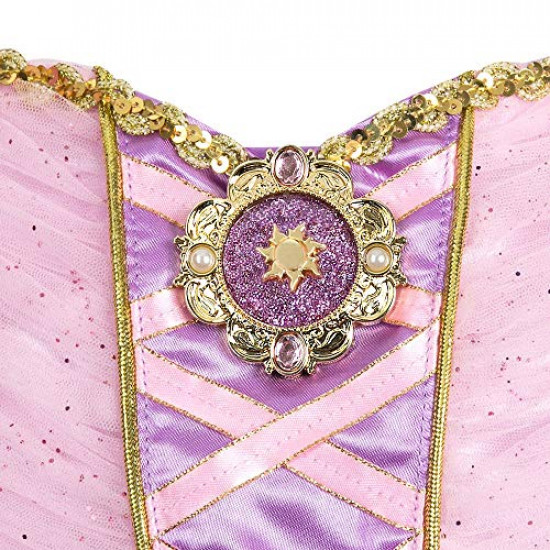Fantasia Rapunzel Enrolados Disney Infantil Elite Fantasia Rapunzel Enrolados Disney Infantil Elite