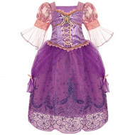 Fantasia Rapunzel Enrolados Disney Infantil Luxo
