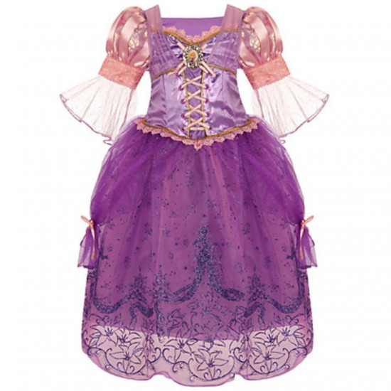 Fantasia Rapunzel Enrolados Disney Infantil Luxo Fantasia Rapunzel Enrolados Disney Infantil Luxo