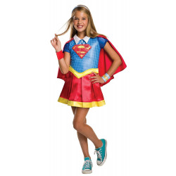 Fantasia SuperGirl Super Garota DC Infantil Luxo