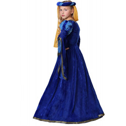 Fantasia Vestido Princesa Medieval Renascentista Luxo Infantil