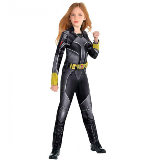 Fantasia Viúva Negra Os Vingadores Infantil Luxo Preta Fantasia Viúva Negra Os Vingadores Infantil Luxo Preta