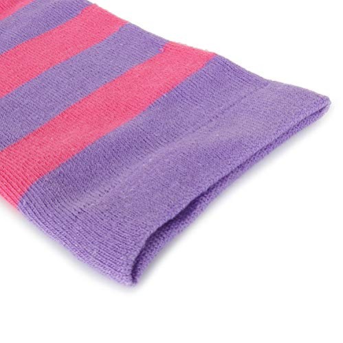 Meia Calça Listrada Lilás e Rosa Infantil Meia Calça Listrada Lilás e Rosa Infantil