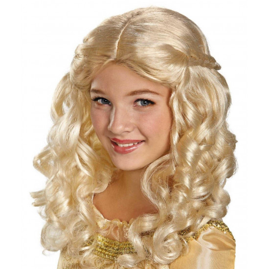 Peruca Aurora Malévola Infantil Peruca Aurora Malévola Infantil
