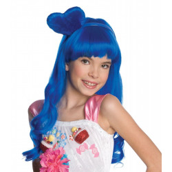 Peruca Infantil Azul Katy Perry