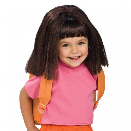 Peruca Infantil Dora a Exploradora Peruca Infantil Dora a Exploradora