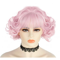 Peruca Rosa Infantil