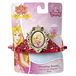 Tiara Coroa Aurora Bela Adormecida Clássica Rosa