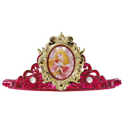 Tiara Coroa Aurora Bela Adormecida Clássica Rosa