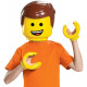 Cabeça Máscara Capacete Lego Emmet Infantil Kit