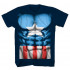 Camiseta do Capitão América Infantil Luxo