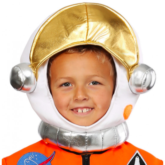 Capacete Astronauta Infantil de Luxo Tecido Capacete Astronauta Infantil de Luxo Tecido