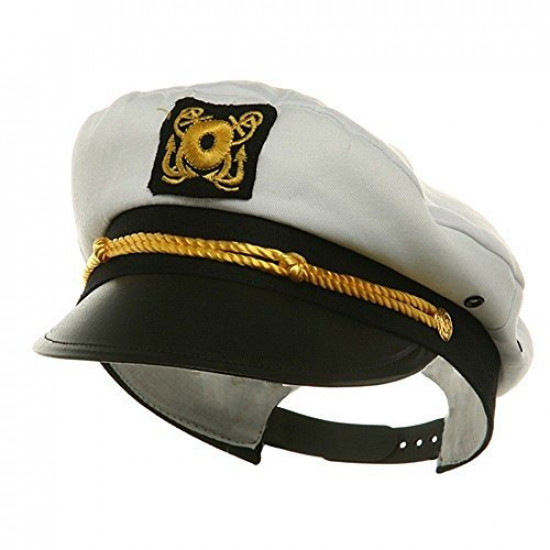Chapéu Capitão Yacht Marinheiro Ajustável Infantil Chapéu Capitão Yacht Marinheiro Ajustável Infantil