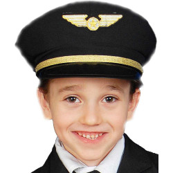 Chapéu Piloto Luxo Infantil Clássica