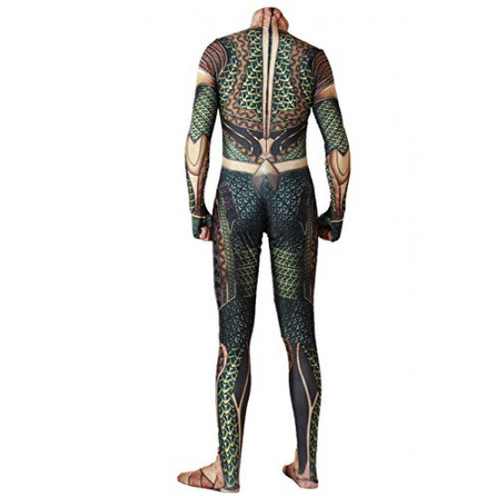 Fantasia Aquaman Luxo Infantil Spandex