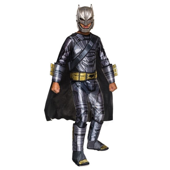 Fantasia Batman Armadura A Origem da Justiça Infantil Luxo Fantasia Batman Armadura A Origem da Justiça Infantil Luxo