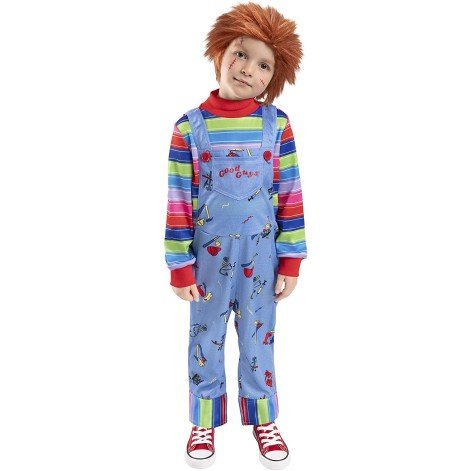 Fantasia Boneco Assassino Chucky Infantil Clássico Fantasia Boneco Assassino Chucky Infantil Clássico