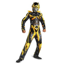 Fantasia Bumblebee Infantil Musculos Transformers A Era da Extinção Fantasia Bumblebee Infantil Musculos Transformers A Era da Extinção