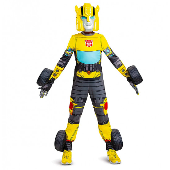 Fantasia Bumblebee Transformers Elite Infantil Carro Fantasia Bumblebee Transformers Elite Infantil Carro