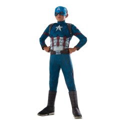Fantasia Capitão América Guerra Civil Musculos Infantil Fantasia Capitão América Guerra Civil Musculos Infantil