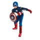Fantasia Capitão América Infantil Músculos Escudo Luxo Fantasia Capitão América Infantil Músculos Escudo Luxo