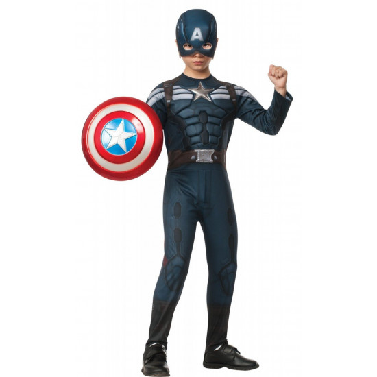 Fantasia Capitão América O Soldado do Inverno Luxo Fantasia Capitão América O Soldado do Inverno Luxo