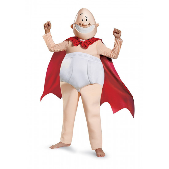 Fantasia Capitão Cueca Infantil Luxo