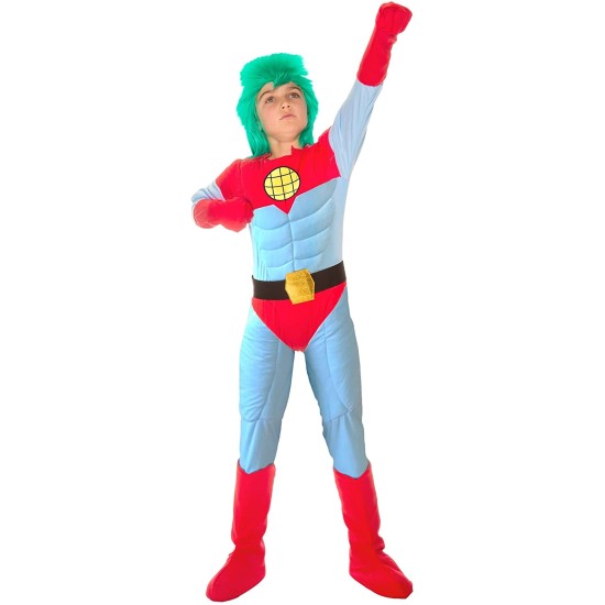 Fantasia Capitão Planeta Infantil Luxo