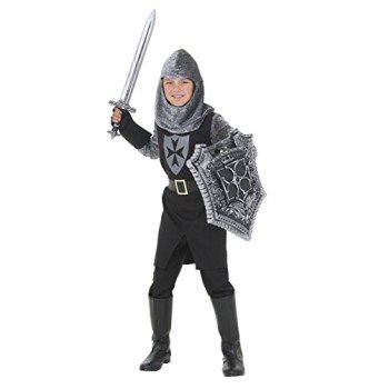 Fantasia Cavaleiro Negro infantil Luxo