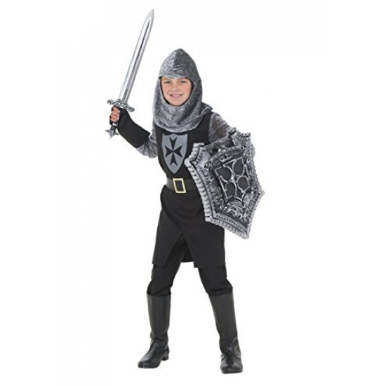 Fantasia Cavaleiro Negro infantil Luxo