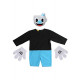 Fantasia Cuphead Mugman Infantil Azul Fantasia Cuphead Mugman Infantil Azul