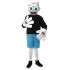 Fantasia Cuphead Mugman Infantil Azul