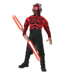 Fantasia Darth Maul Star Wars Luxo Infantil Fantasia Darth Maul Star Wars Luxo Infantil