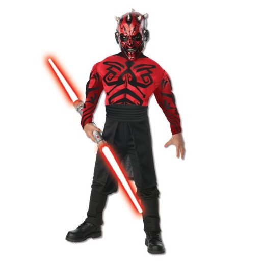 Fantasia Darth Maul Star Wars Luxo Infantil