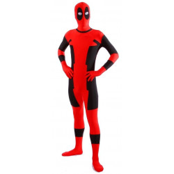 Fantasia DeadPool Spandex Infantil Clássica