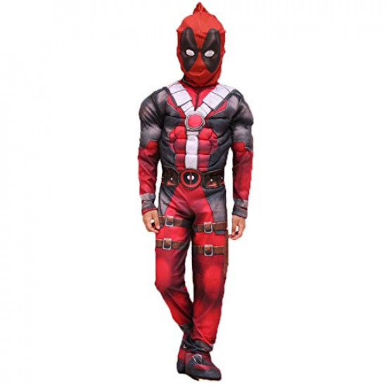 Fantasia DeadPool Spandex Infantil Fantasia DeadPool Spandex Infantil