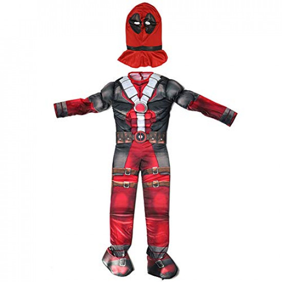 Fantasia DeadPool Spandex Infantil Fantasia DeadPool Spandex Infantil