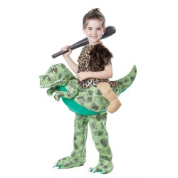 Fantasia dinossauro de montar Luxo