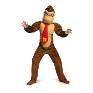 Fantasia Donkey Kong Infantil Super Mario Luxo