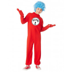Fantasia Dr. Seuss Thing 1 Infantil Luxo
