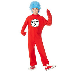 Fantasia Dr. Seuss Thing 1 Infantil Luxo