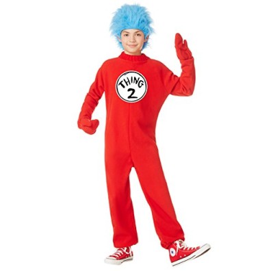 Fantasia Dr. Seuss Thing 3 Infantil Luxo Fantasia Dr. Seuss Thing 3 Infantil Luxo