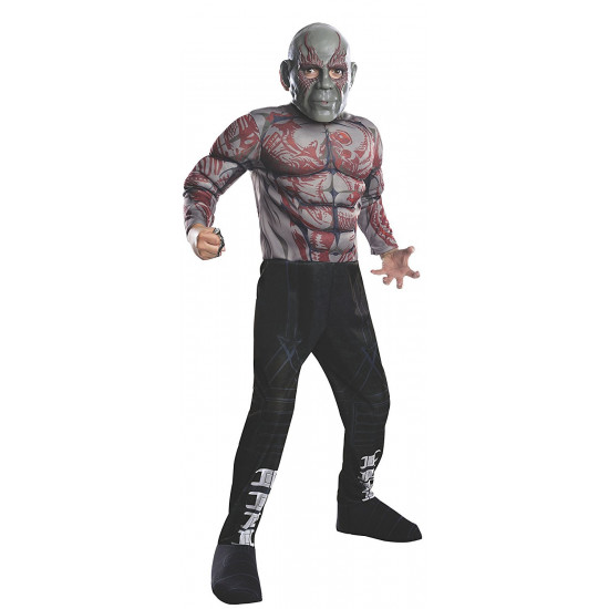 Fantasia Drax Guardiões da Galáxia 2 Infantil Luxo
