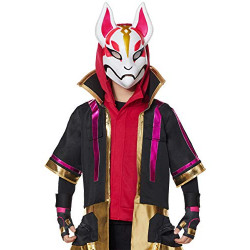 Fantasia Drift Fortnite Casaco Longo Infantil Luxo