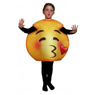 Fantasia Emoji Beijinho Infantil Luxo