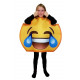 Fantasia Emoji Chorando de Rir Infantil Luxo