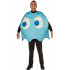 Fantasia Fantasma Azul PacMan Luxo Adulto