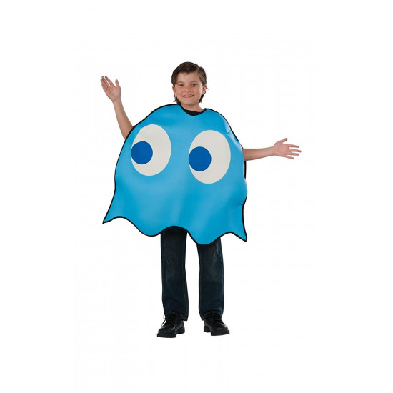 Fantasia Fantasma Azul PacMan Luxo Infantil