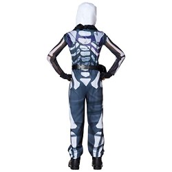 Fantasia Fortnite Skin Skull Trooper Infantil Luxo   